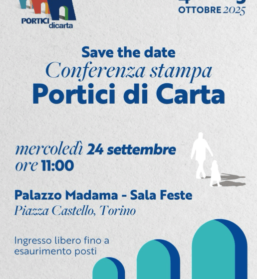 Portici di Carta 2025: dal 4 al 5 ottobre a Torino!